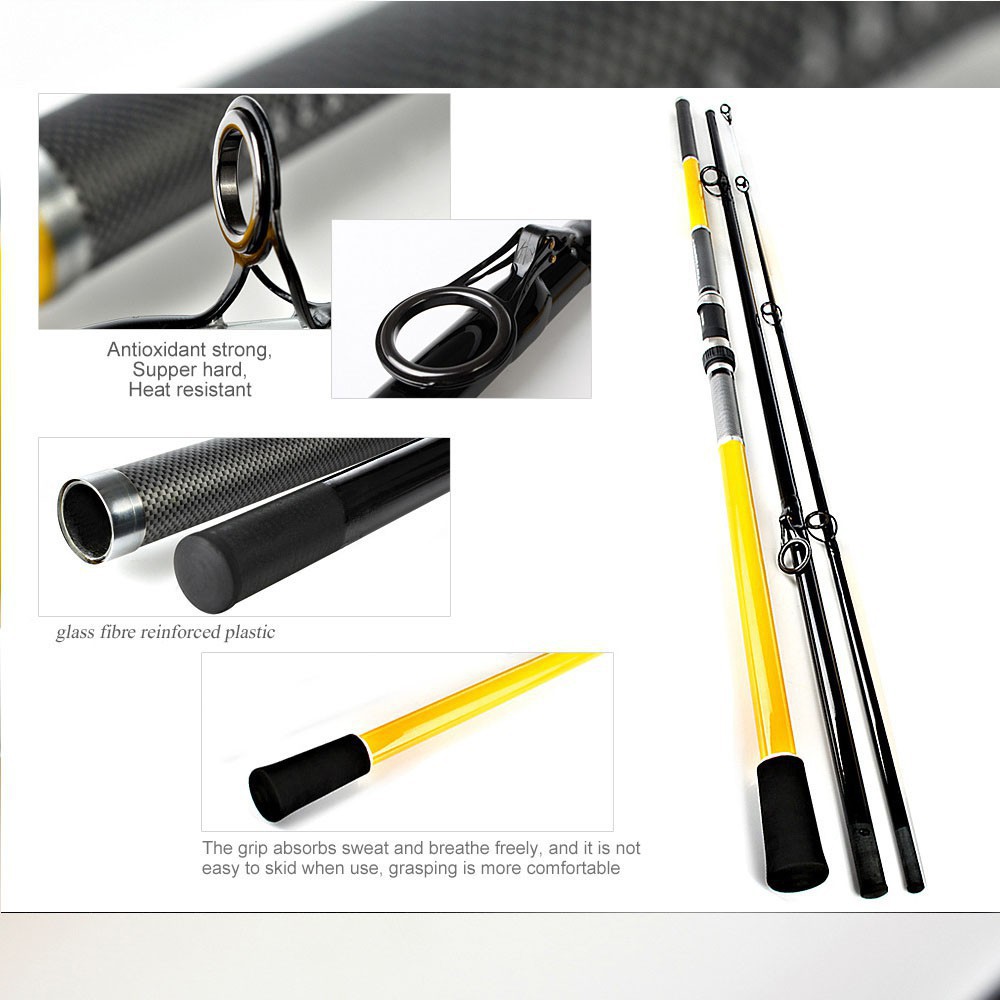 Cần câu lục 3 khúc daiwa, Cần câu lục xa bờ siêu khỏe độ dài 3m6-4m2-4m5 [chuyendocau9]