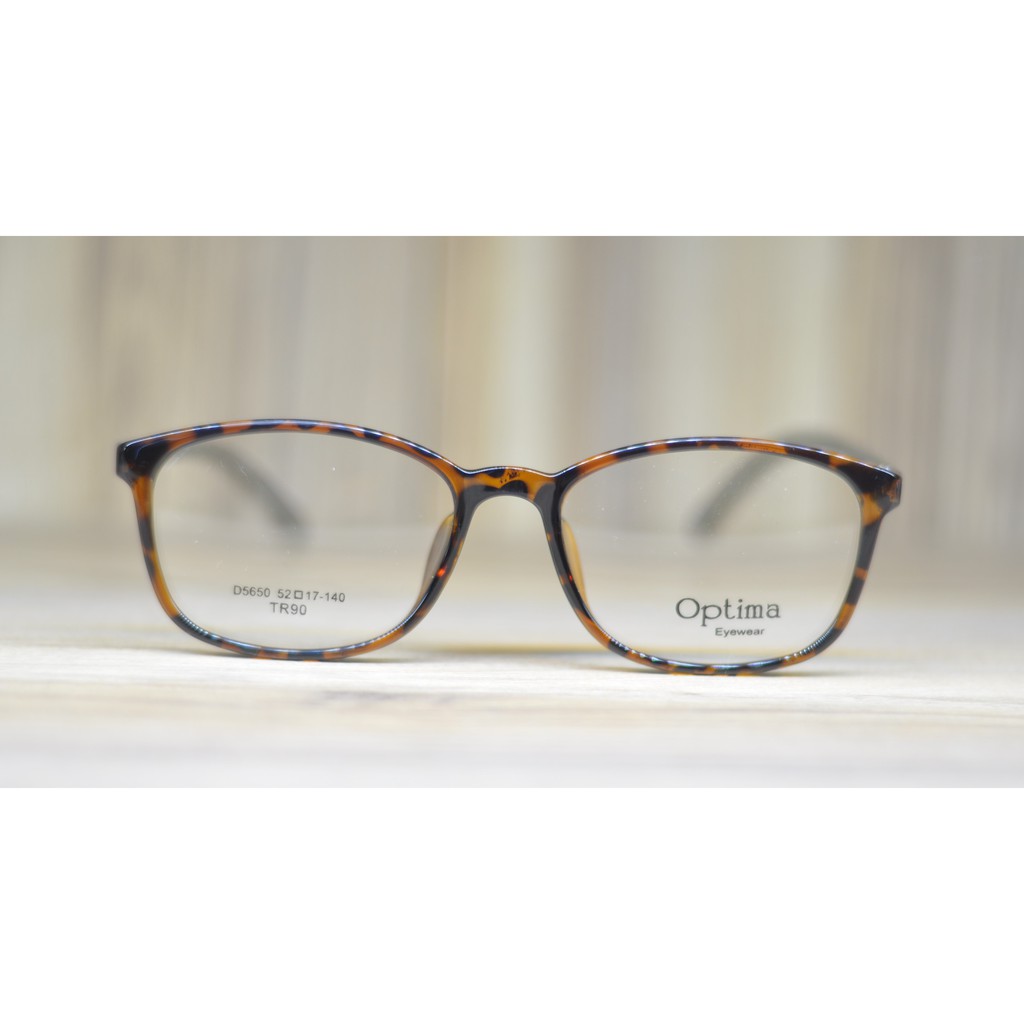 Bộ kính nhựa chính hãng Optima D5650 C20 đồi mồi