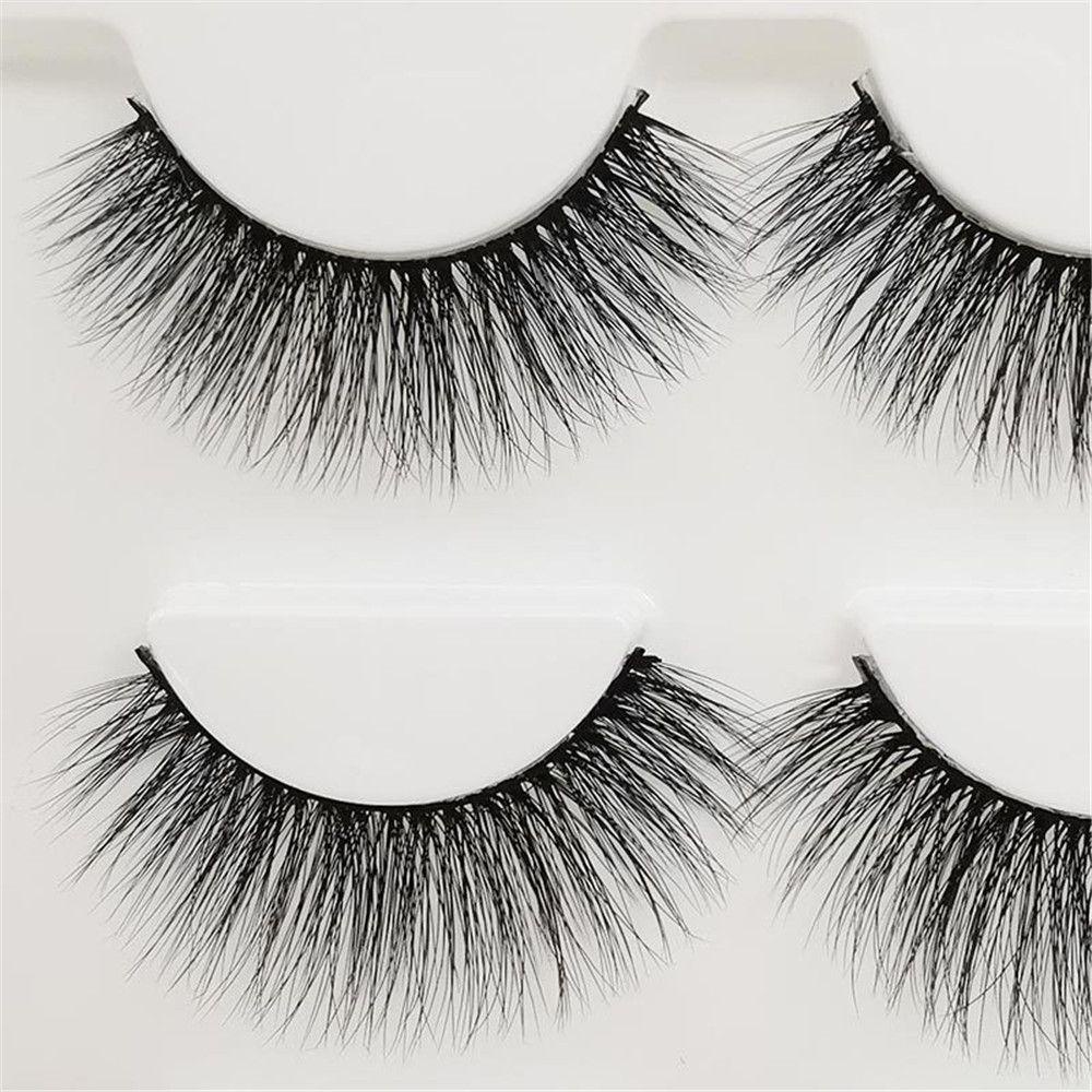 Set 3 Cặp Lông Mi Giả 3D Tự Nhiên Tái Sử Dụng Tiện Lợi