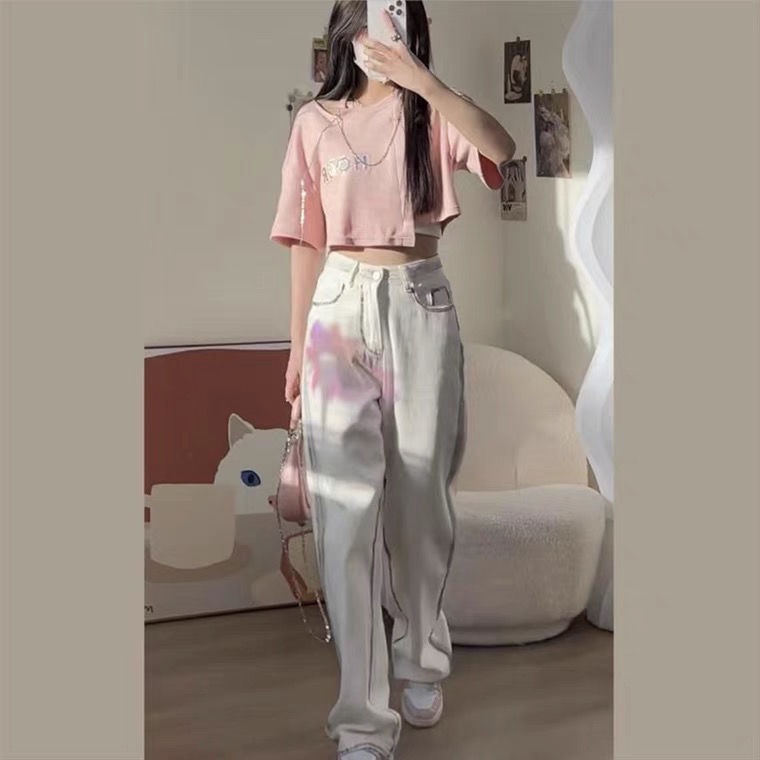 Áo Thun Ngắn Tay Phong Cách Retro Thời Trang Cho Nữ