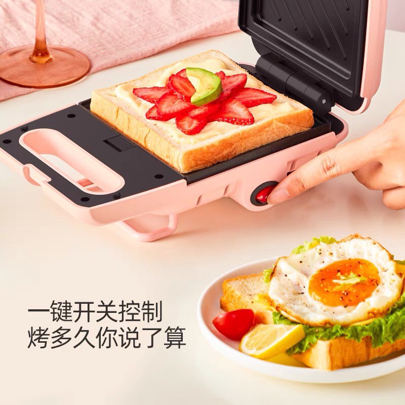 Máy Nướng Bánh Mì Kẹp Nướng Bánh Sandwich Làm Bánh Waffle, Rán Trứng Xúc Xích (Bảo hành 03 tháng)