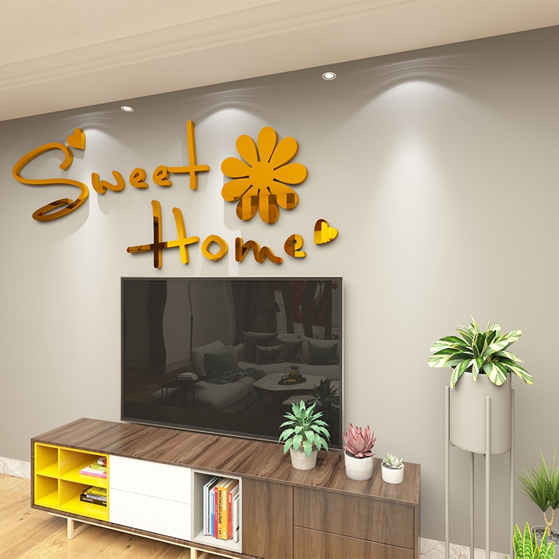 Tranh mica trang trí Sweet Home trang trí nhà cửa, phòng khách, phòng ngủ 21 Kiểu Màu