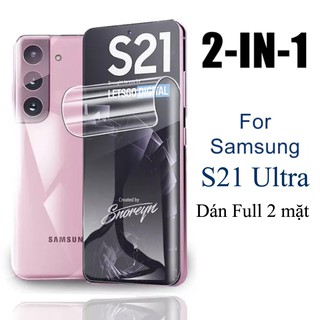 Dán cường lực s21 ultra ppf dẻo nhám chống vân tay, trong suốt