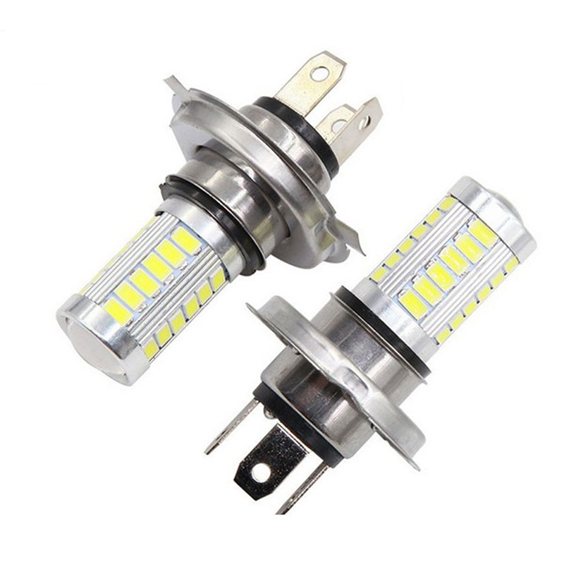 Bộ Đèn Led Chân H4 - 33SMD 5630 Dạng Cầu Lồi Cho Đèn Sương Mù, Đèn Xi Nhan, Đèn Hậu Đèn Lùi, Ô tô Xe Máy