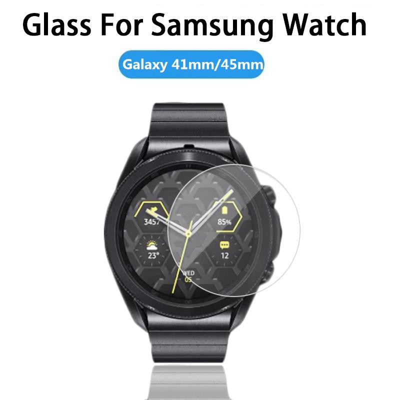Kính Cường Lực Bảo Vệ Màn Hình Đồng Hồ Samsung Galaxy 3 41mm 45mm Samsung 42mm 46mm 42 46 Watch3 41 45 mm