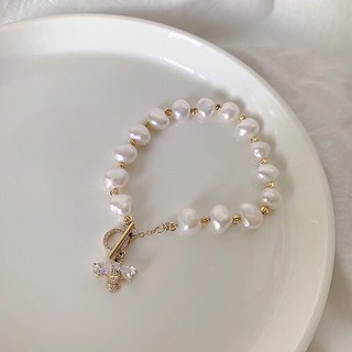 Vòng tay, lắc tay đính đá Pearl Bracelet