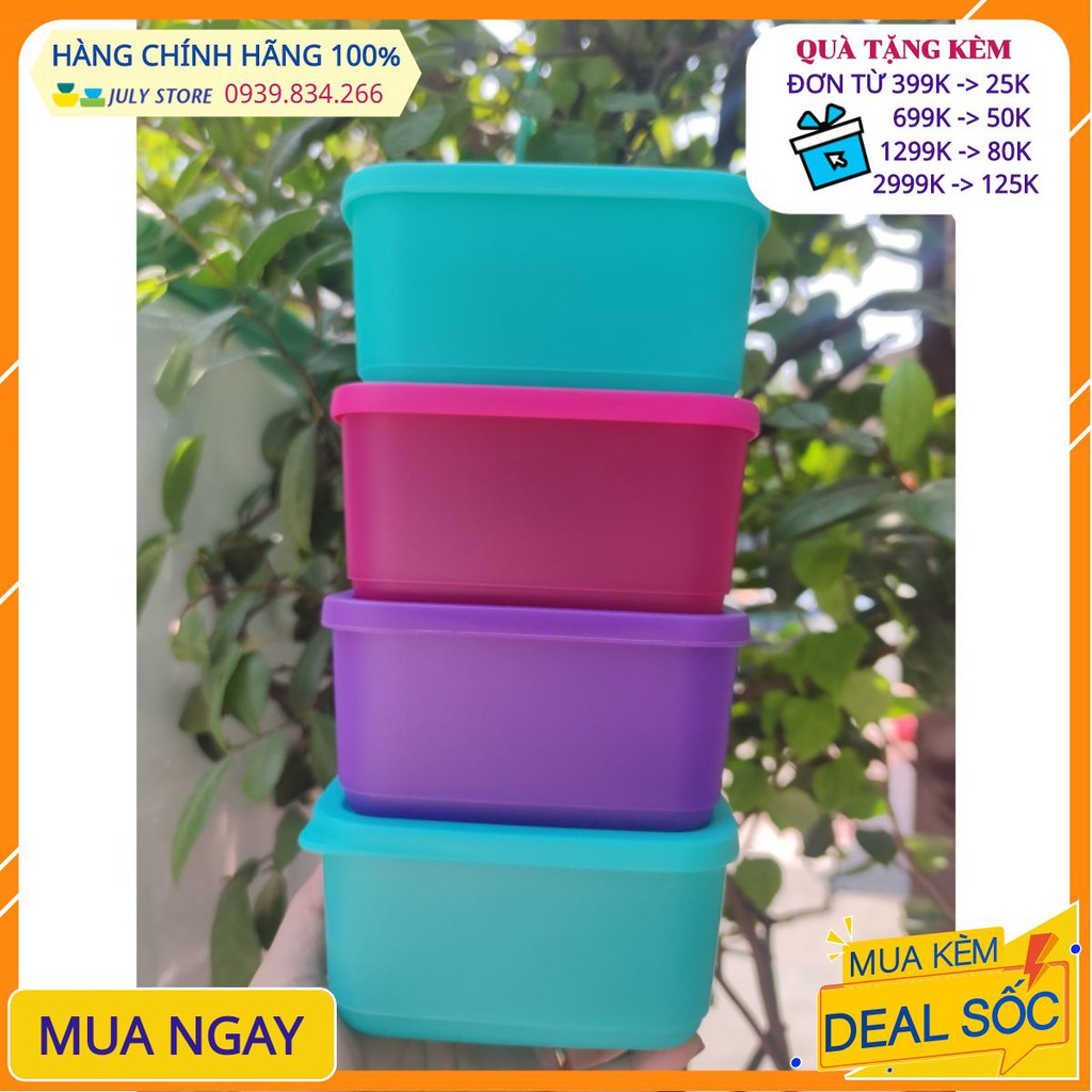 Tupperware 💕Freeship💕 Tupperware trữ mát, trữ khô Small Summer 650ml / Rounstax đa năng