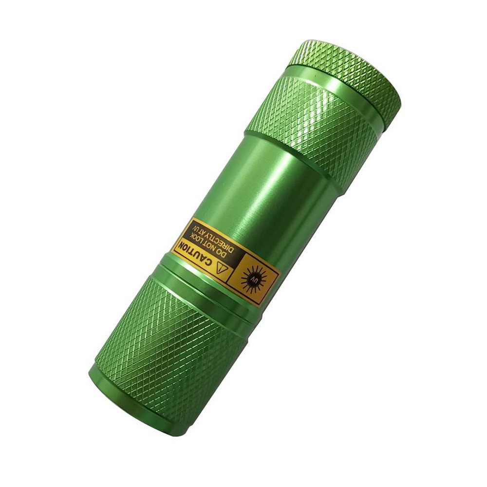 Alonefire Đèn Pin uv 9led 395nm mini Bằng Hợp Kim Nhôm Dùng Cho Pin Aa