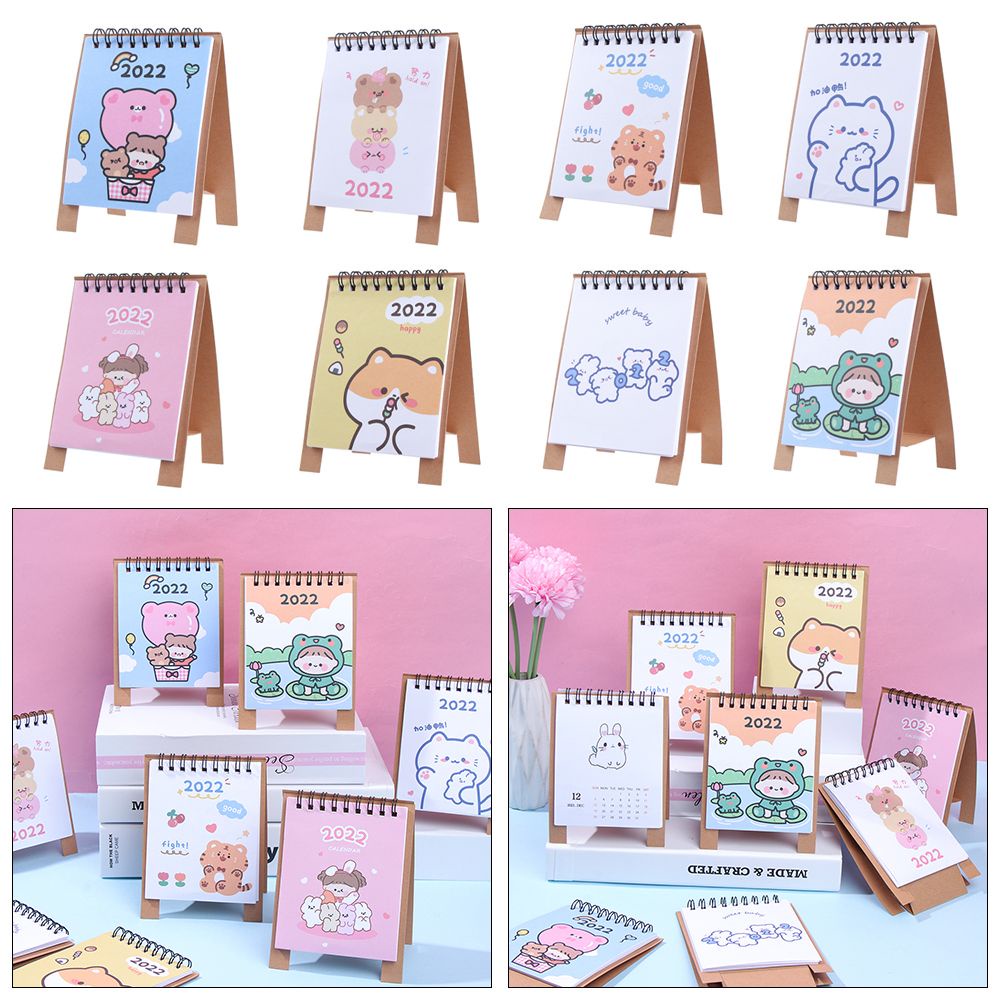 Lịch Để Bàn Mini Dễ Thương Dùng Trang Trí