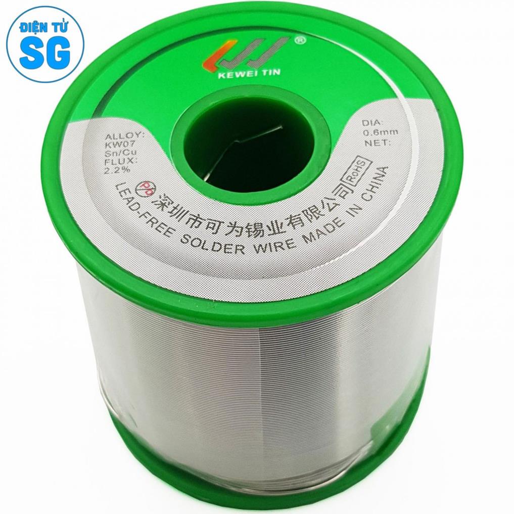 Thiếc hàn không chì 0.6mm, 0.8mm, 1.0mm, 1.2mm  50gram, 100gram, 500gram, 1000gram