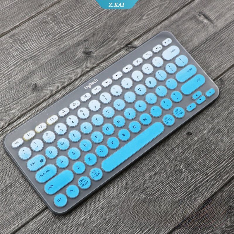 Vỏ Bọc Bàn Phím Màu Gradient Chống Thấm Nước Cho Logitech K380