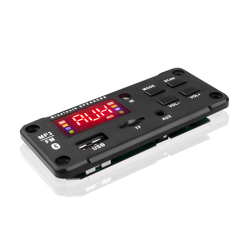 Mô đun giải mã tệp âm thanh kết nối bluetooth có cổng USB hỗ trợ thẻ nhớ TF đài FM5V 12V MP3 dùng cho xe ô tô