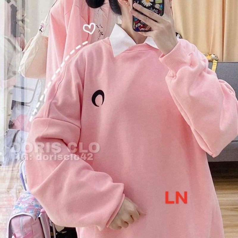 Áo nỉ bo lô gô hình LN11