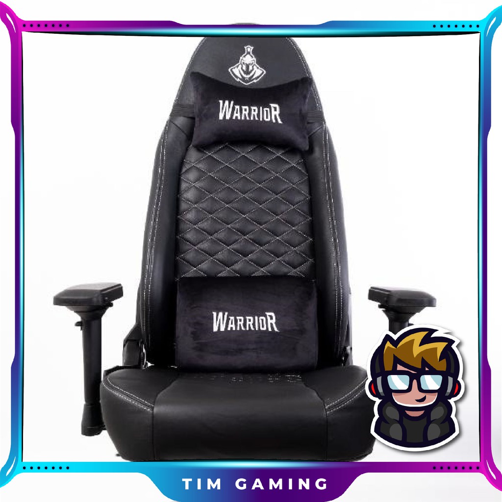 Ghế Gaming Warrior Samurai Series - WGC912 - Real Leather Black