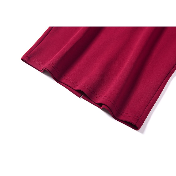 Đầm tay dài phồng cổ vuông hở lưng phong cách Âu Mỹ quyến rũ cho nữ