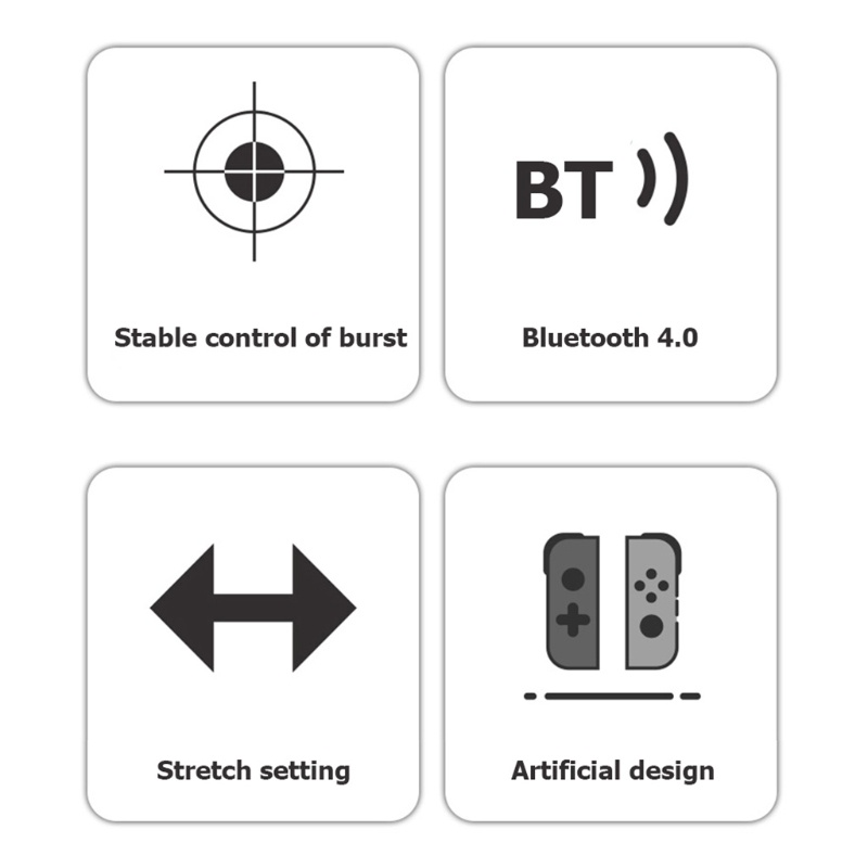 Súng Chơi Game Không Dây Bluetooth X6 Và Phụ Kiện Đi Kèm Cho Điện Thoại Di Động Andr0Id I0S
