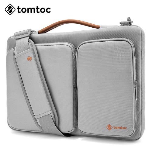 TÚI ĐEO TOMTOC SHOULDER BAG CORNERARMOR - SLIVER (T085)
