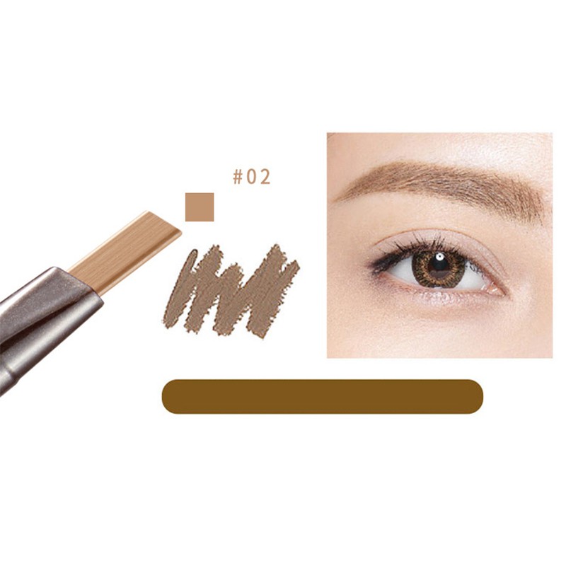 [Hàng mới về] Chì kẻ lông mày kiểu xoay kèm cọ chuốt tiện lợi chống nước lâu trôi 5 màu tùy chọn | BigBuy360 - bigbuy360.vn