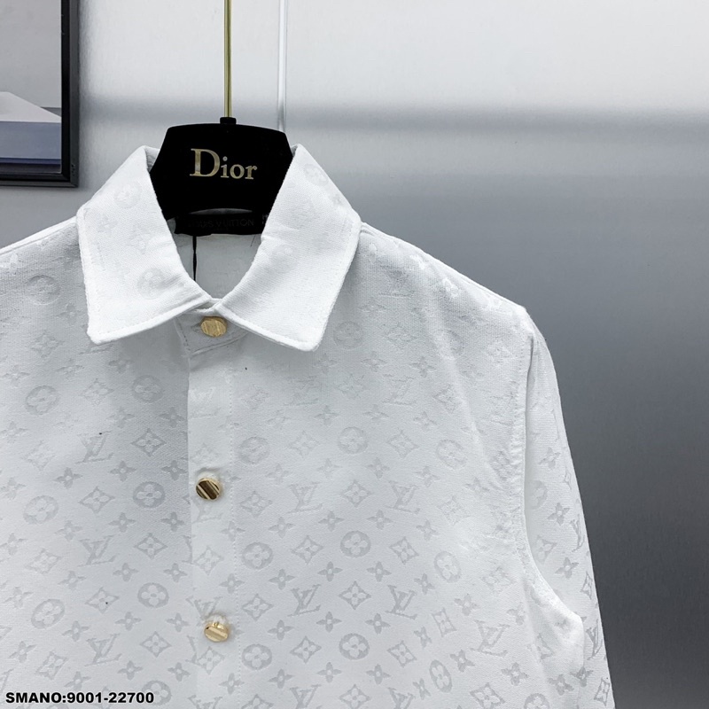 Áo Sơ Mi Nam Họa Tiết - Áo Sơ Mi Nam Dập Vân