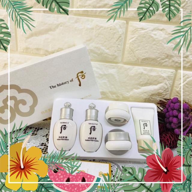 Bộ Dưỡng Trắng Da Tẩy Vết Nám Whoo Seol Radiant White Special Gift Kit (5 món)