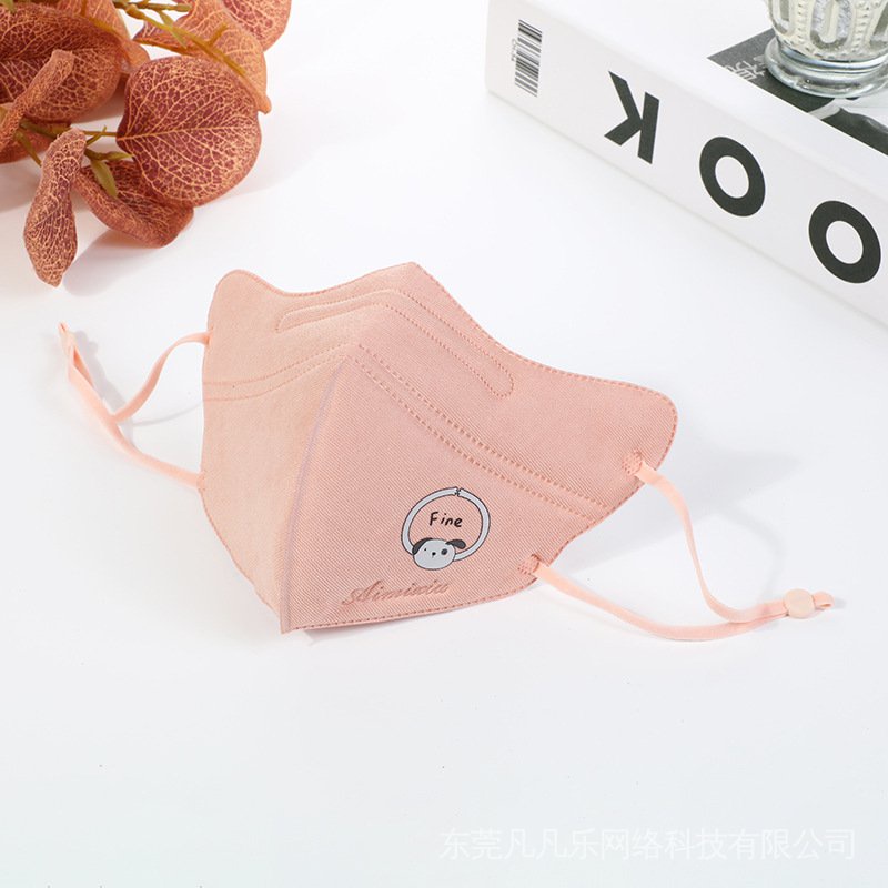Khẩu Trang cotton Dày 3 Lớp Chống Bụi Thoáng Khí Dễ Thương Có Thể Giặt Tái Sử Dụng Cho Bé Từ 4-15 Tuổi