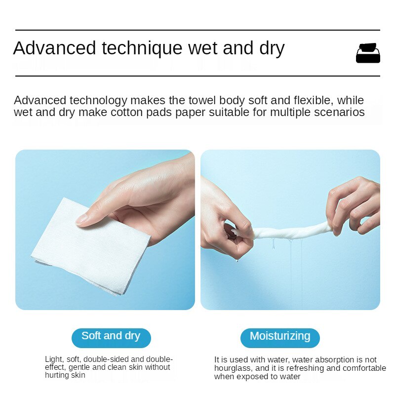 Khăn tẩy trang BIOAQUA vải cotton mềm mại làm sạch da mặt dịu nhẹ  | BigBuy360 - bigbuy360.vn