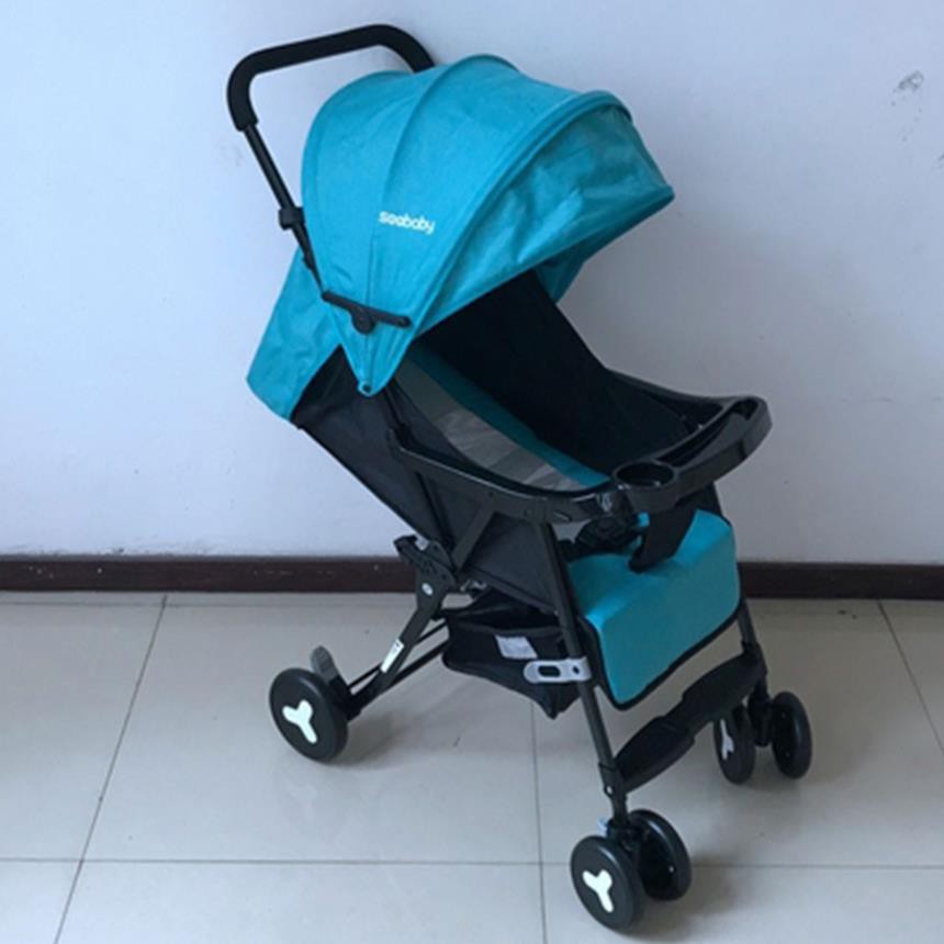 [FREESHIP] [CÓ KHAY ĂN] Xe Đẩy Trẻ Em 3 Tư Thế Seebaby QQ3 Siêu Tiện Lợi - Bafaby Kids sản phẩm như hình