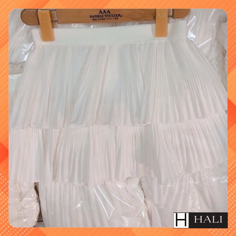 Chân váy 2 tầng thời trang nữ von nhún tầng bèo HALI 2 tầng kèm lót váy xinh | BigBuy360 - bigbuy360.vn