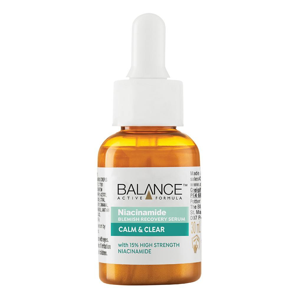 BALANCE Serum Niacinamide 15% Ngừa Mụn Mờ Thâm - Skincare Niacinamide Blemish Recovery Serum 30ml