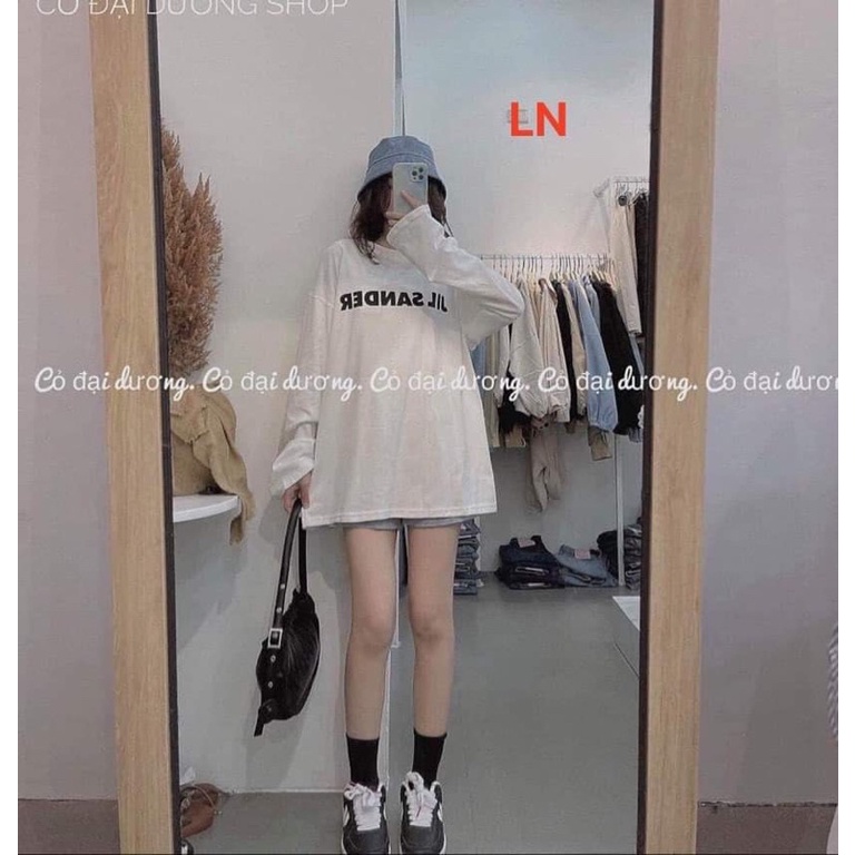 Áo 3D chữ ngang tay dài LN11