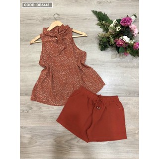 Set bộ đùi in hoa cột nơ