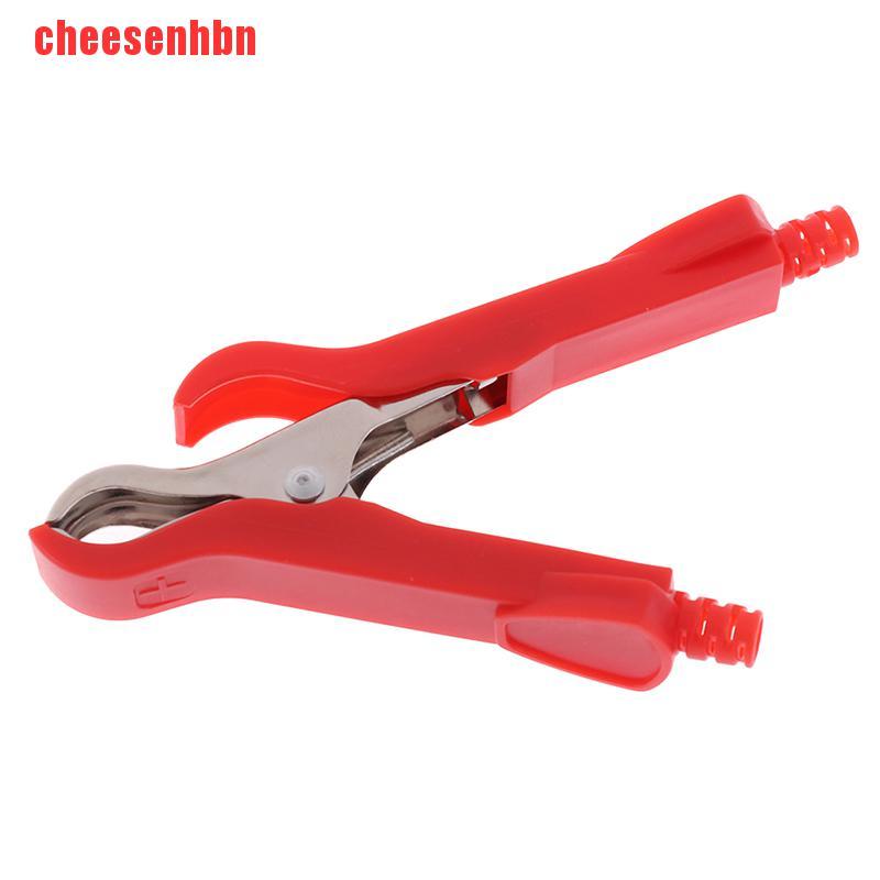 [cheesenhbn]1Pair 30a insulated crocodile clips 90mm low voltage test alligator clamps