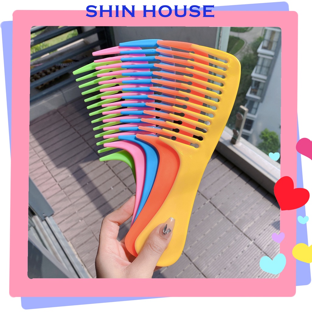 Lược Chải Tóc Răng Thưa Cho Tóc Uốn Siêu Tiện Lợi [GIÁ SỈ]