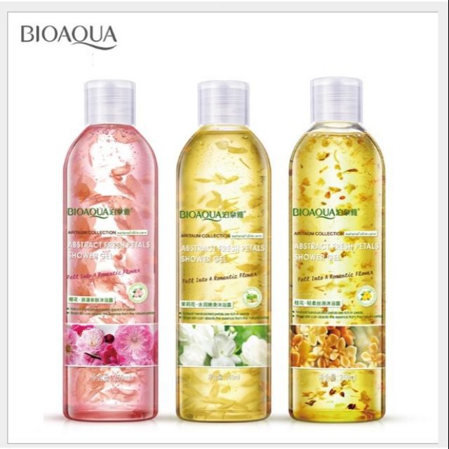 [chuyen si] Sữa tắm cánh hoa thiên nhiên Bioaqua D208