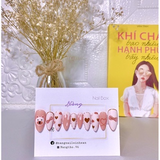 Nailbox móng úp thiết kế tặng kèm keo dũa