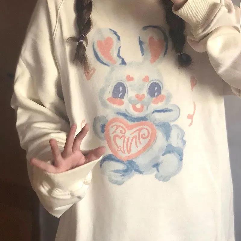 NRVP Áo Thun Nữ Dài Tay Cổ Tròn Thời Trang Hàn