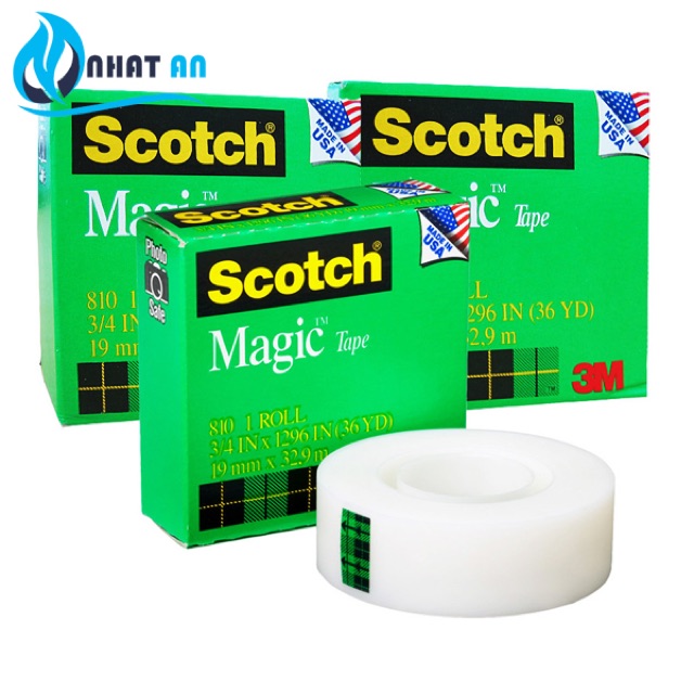 Băng keo 1 mặt 3M Scotch Magic 810