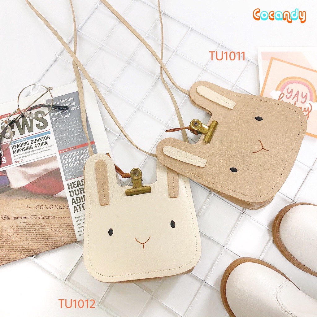 Phụ kiện cho bé -Túi cho bé, túi đeo chéo thỏ dễ thương.