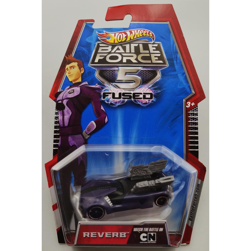 Xe mô hình Hot Wheels Battle Force 5 Fused Reverb T5897