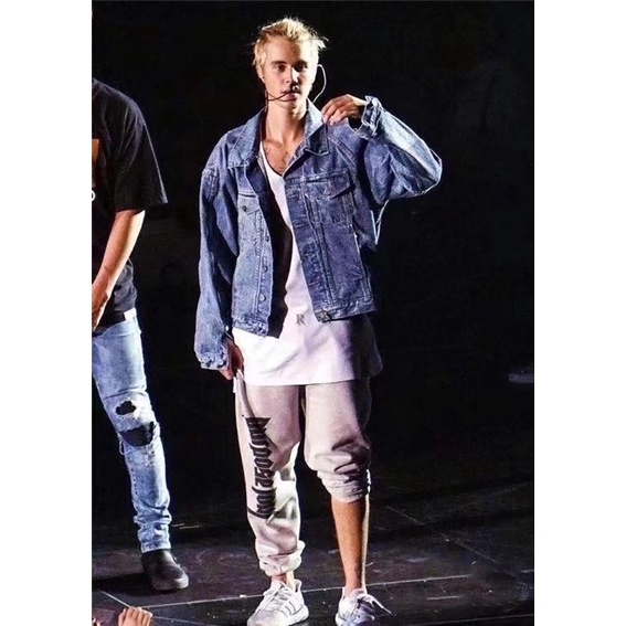 Áo Bò Fear Of God x Purpose Tour 5TH- Justin Biebe Fear Of God Purpose Tour Jacket Denim Jacket- Áo FOG/ Áo Purpose Tour