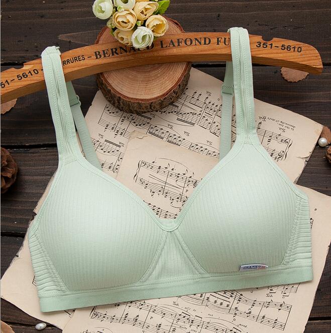 Áo lót nâng ngực không gọng vải cotton kích cỡ 32-38 A B