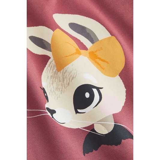 Áo thun dài tay bé gái HM auth size 18m-10y