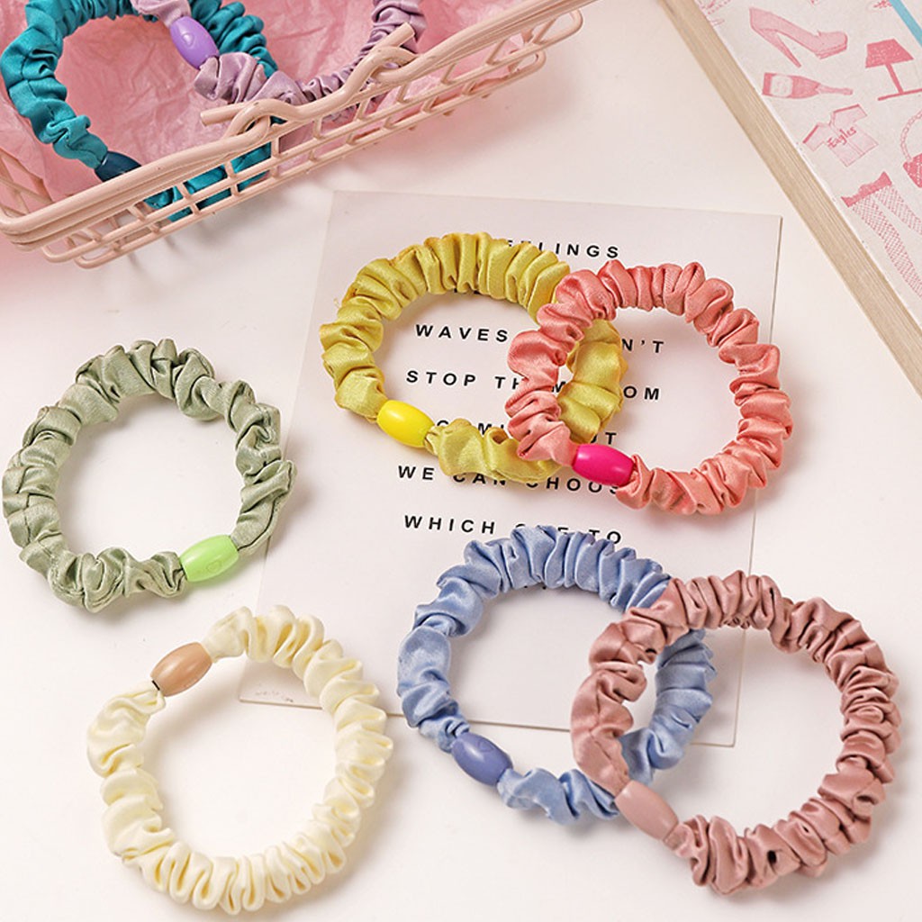 Cột tóc scrunchies mini phi bóng CT98