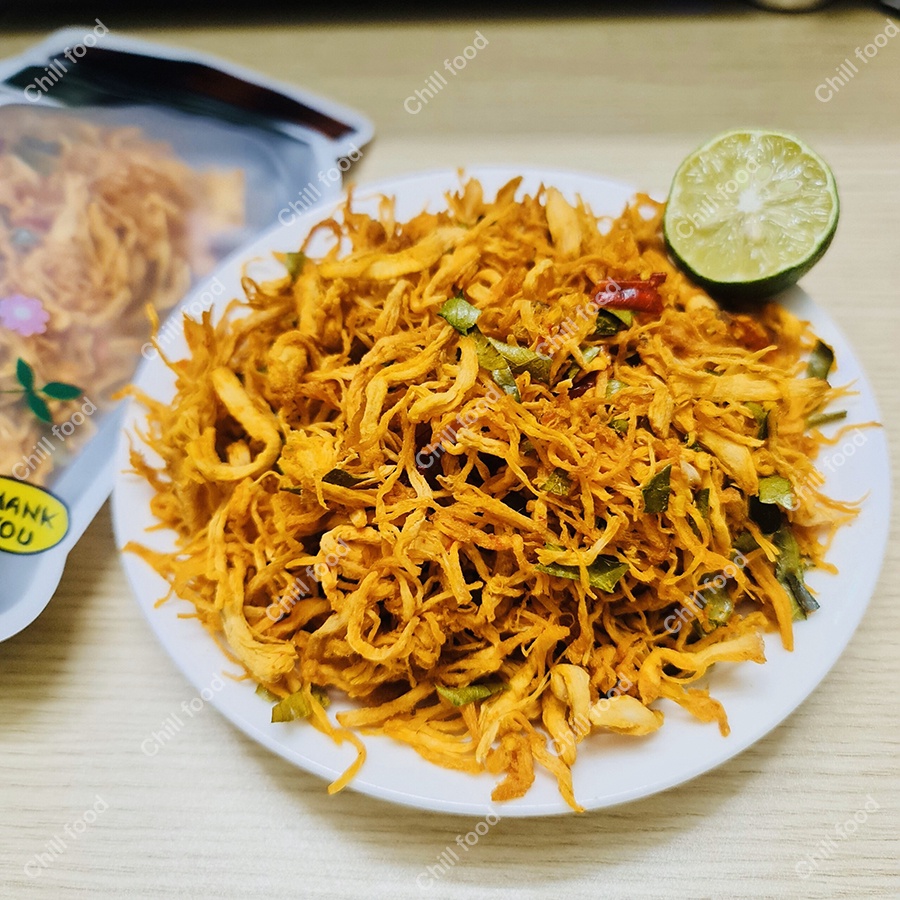 Khô Gà Lá Chanh Chillfood Loại Ngon, Khô Gà Ăn Vặt, Đồ Ăn Vặt Ngon Rẻ Túi Zip Dễ Thương 150g | BigBuy360 - bigbuy360.vn