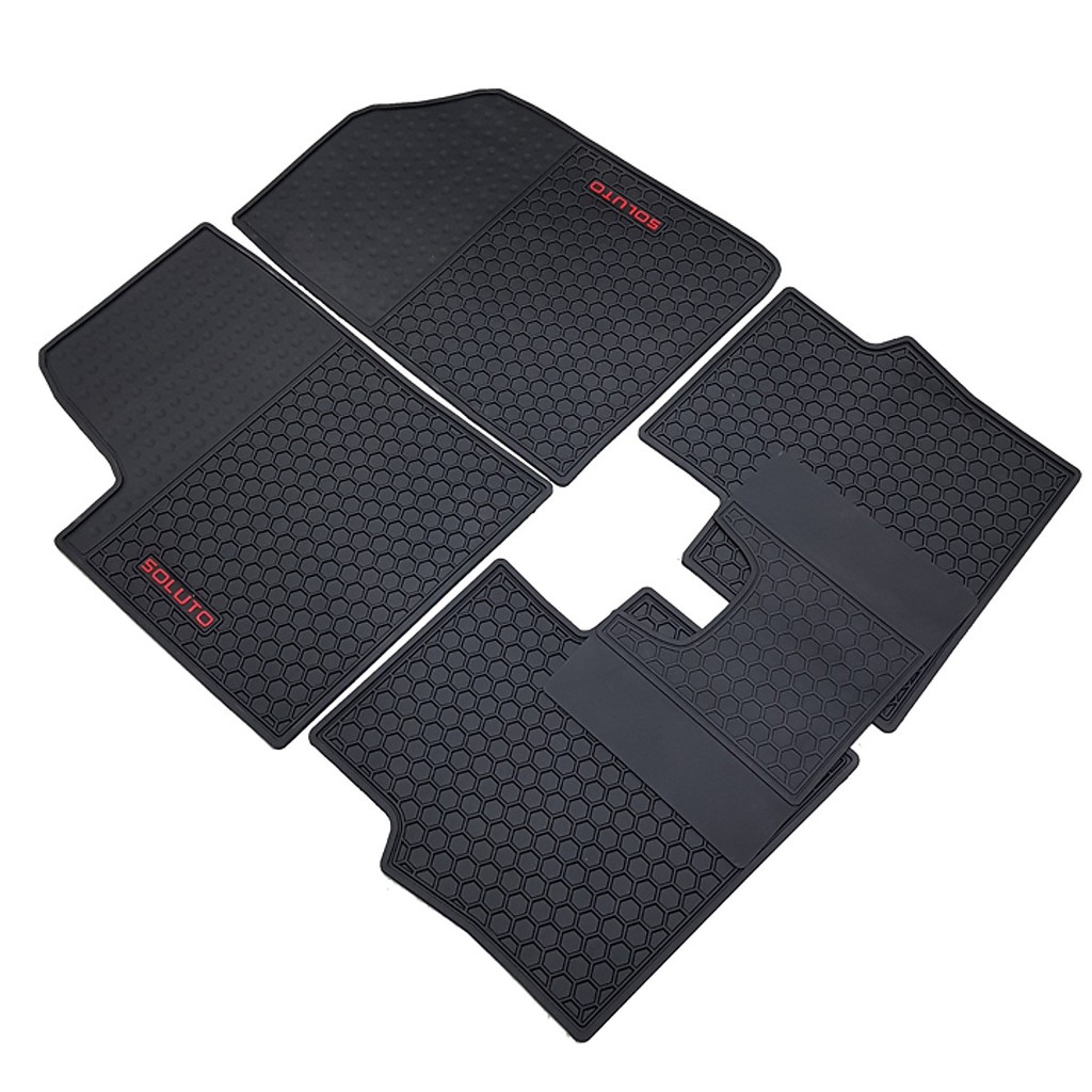 Thảm sàn, lót sàn cao su 3D Cao cấp dành cho xe Kia Soluto
