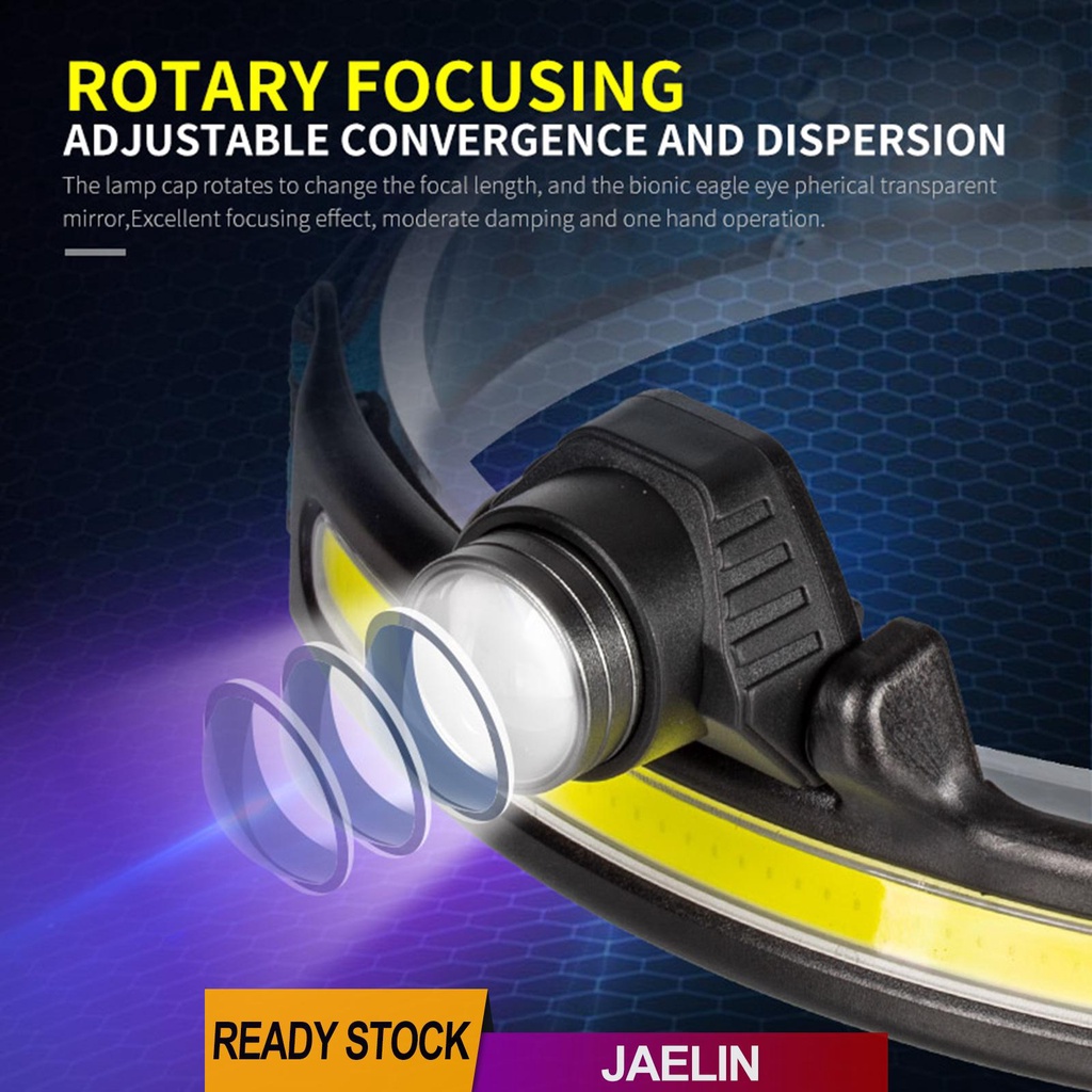 Đèn Led Đeo Đầu Cảm Biến Chuyển Động Có Thể Sạc Lại Cho Sửa Chữa Miner