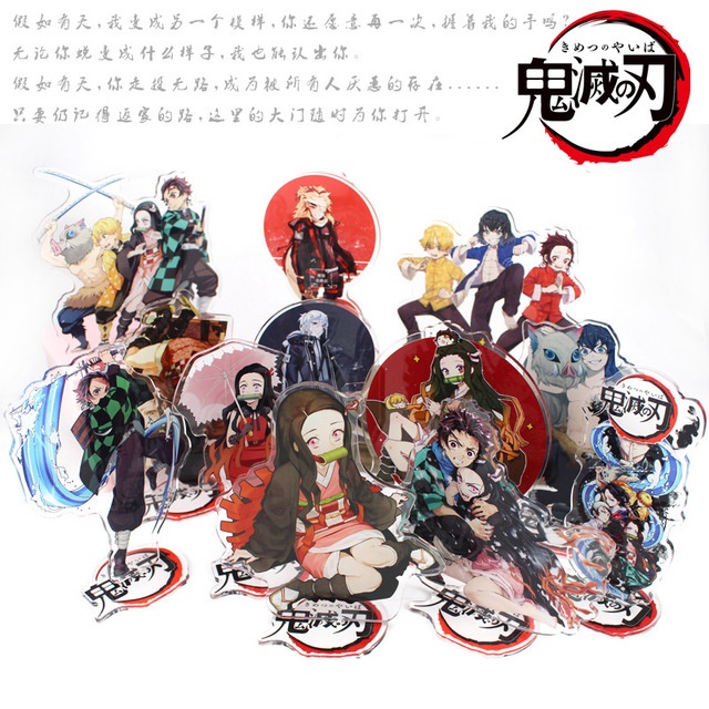 Mô Hình Standee Acrylic Mica Thanh Gươm Diệt Quỷ Kimetsu No Yaiba
