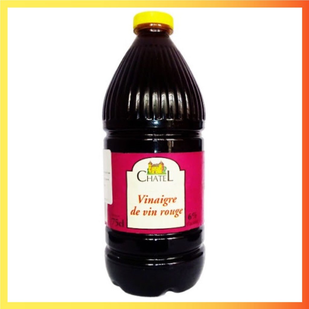 Hàng Nhập Khẩu Giấm nho đỏ Chatel red wine vinegar 750ml – Nhập khẩu từ Pháp