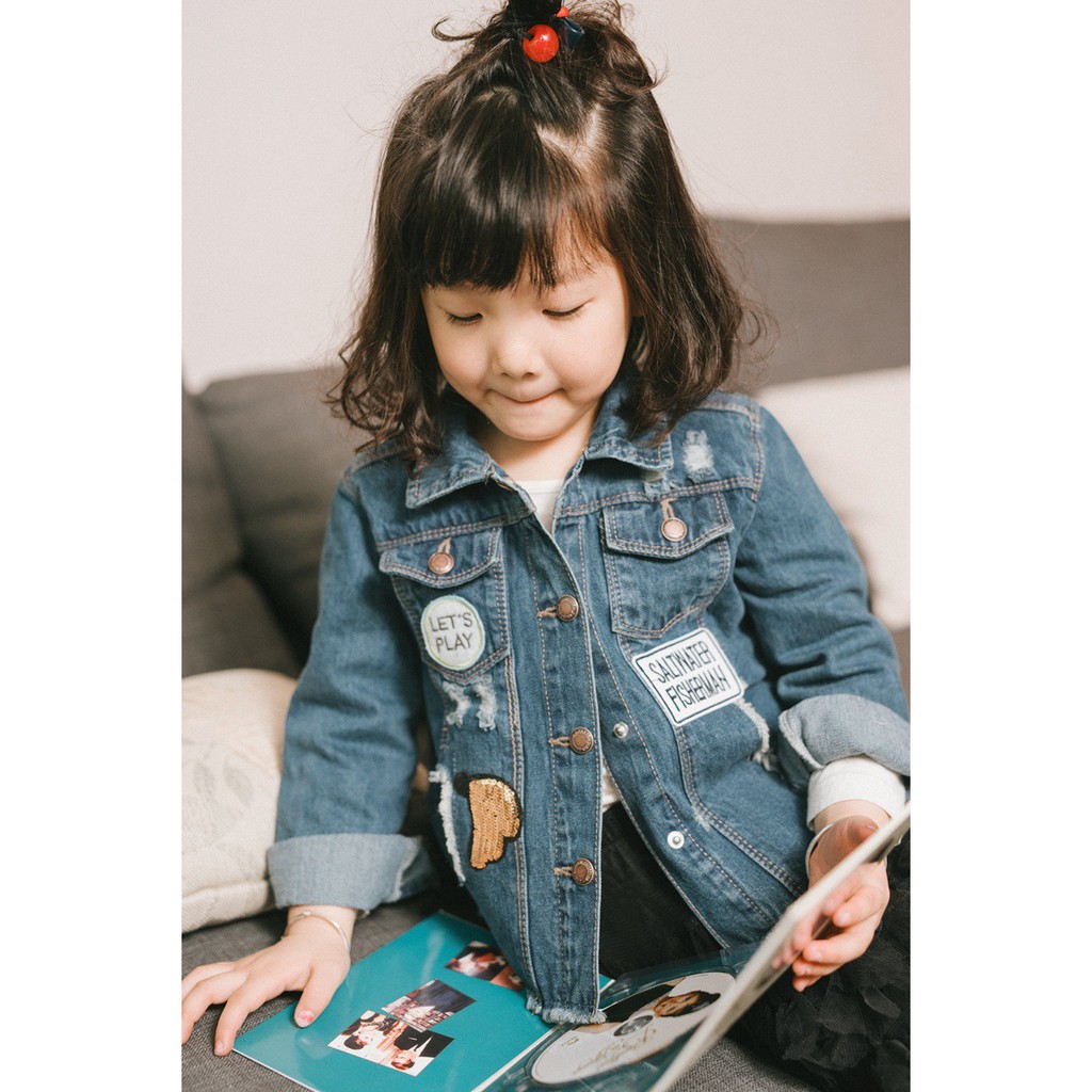 Áo khoác denim BABE KERR hàng xuất Âu