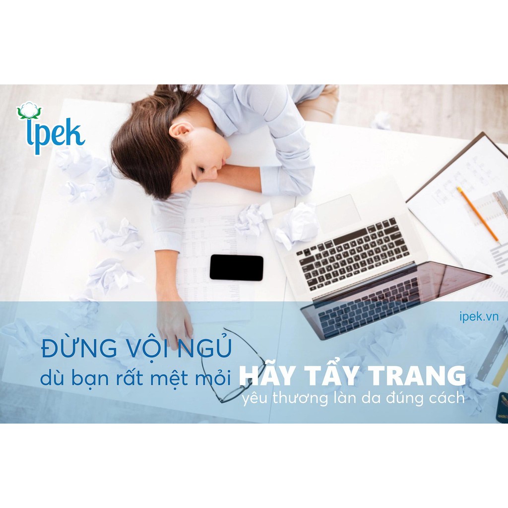 Bông Tẩy Trang Ipek 120+30 miếng